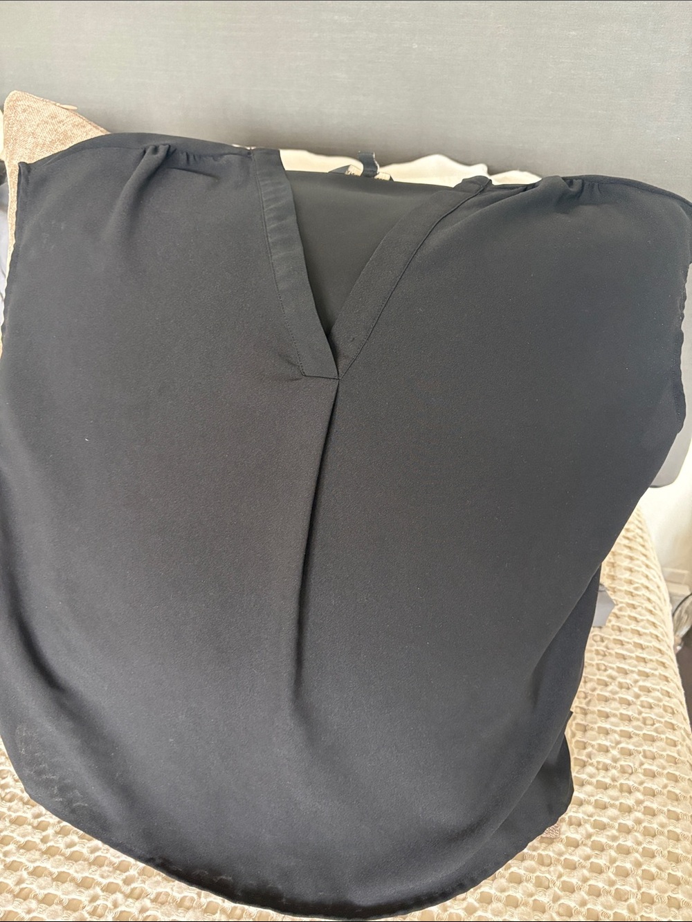 Banana Republic Black V-Neck Blouse